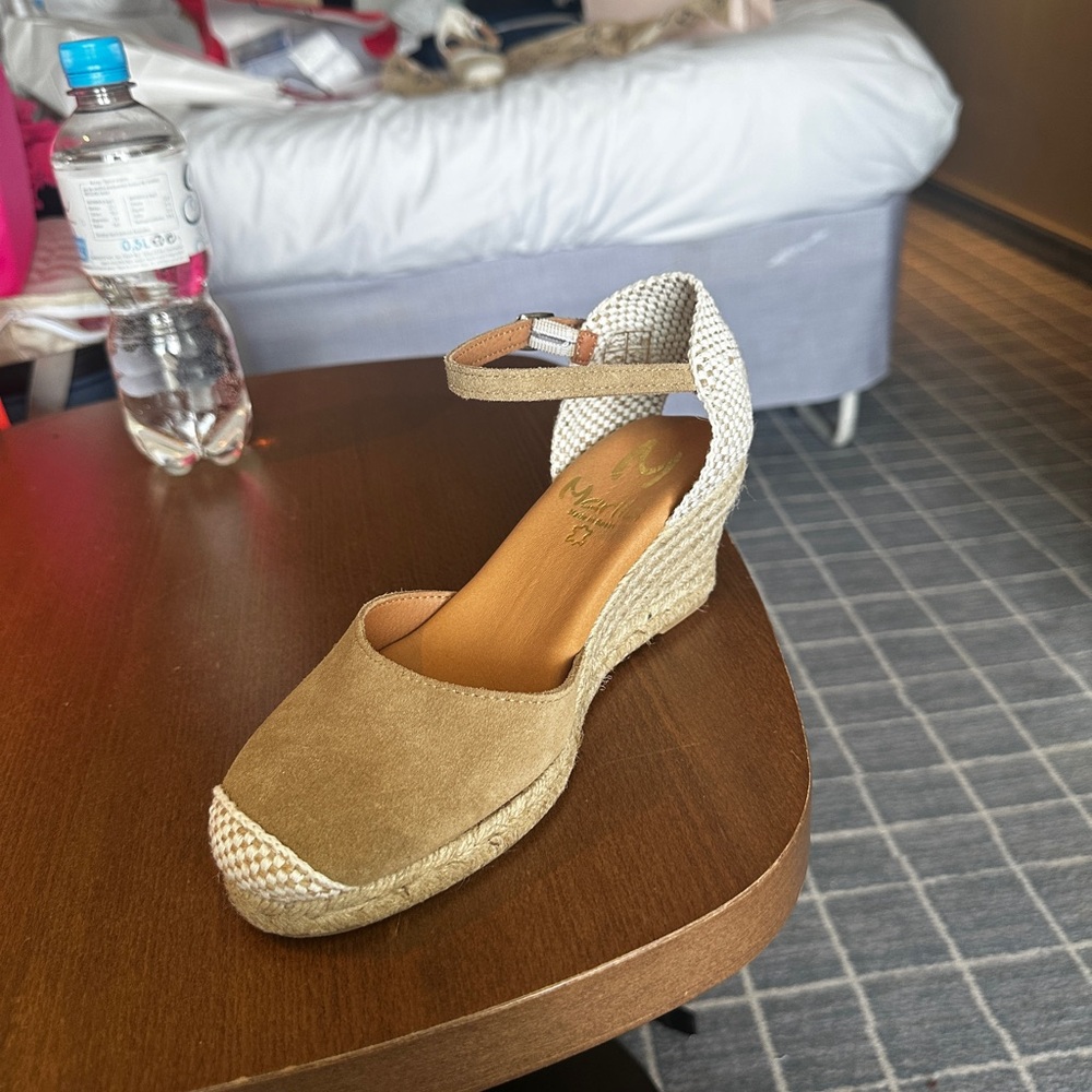 Traditional Espadrille Wedges EUC 6.5